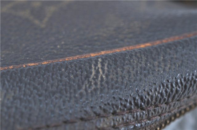 Auth LOUIS VUITTON Monogram Compiegne 23 Clutch Hand Bag M51847 Junk H8075