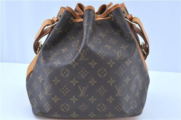 Authentic LOUIS VUITTON Monogram Petit Noe Shoulder Bag M42226 LV H8078