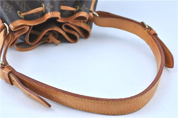 Authentic LOUIS VUITTON Monogram Petit Noe Shoulder Bag M42226 LV H8078