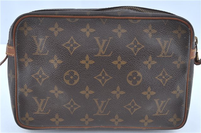 Authentic LOUIS VUITTON Monogram Compiegne 23 Clutch Hand Bag M51847 LV H8089