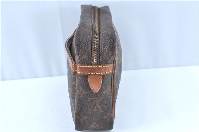 Authentic LOUIS VUITTON Monogram Compiegne 23 Clutch Hand Bag M51847 LV H8089