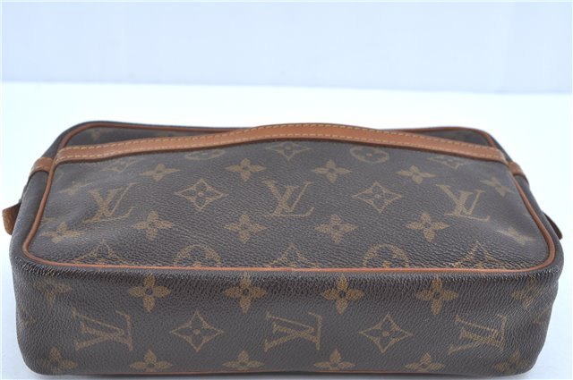 Authentic LOUIS VUITTON Monogram Compiegne 23 Clutch Hand Bag M51847 LV H8089