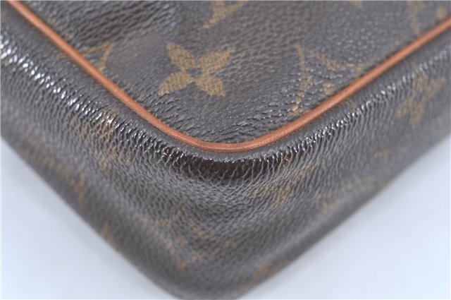 Authentic LOUIS VUITTON Monogram Compiegne 23 Clutch Hand Bag M51847 LV H8089