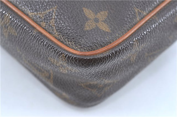 Authentic LOUIS VUITTON Monogram Compiegne 23 Clutch Hand Bag M51847 LV H8089