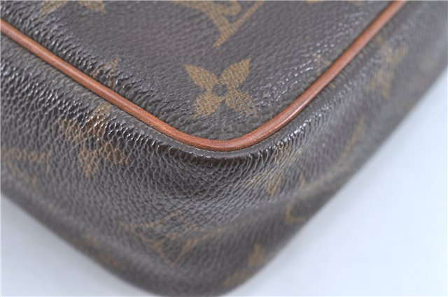 Authentic LOUIS VUITTON Monogram Compiegne 23 Clutch Hand Bag M51847 LV H8089