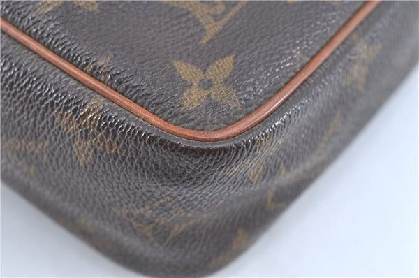 Authentic LOUIS VUITTON Monogram Compiegne 23 Clutch Hand Bag M51847 LV H8089