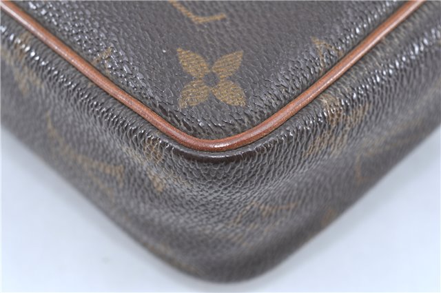 Authentic LOUIS VUITTON Monogram Compiegne 23 Clutch Hand Bag M51847 LV H8089