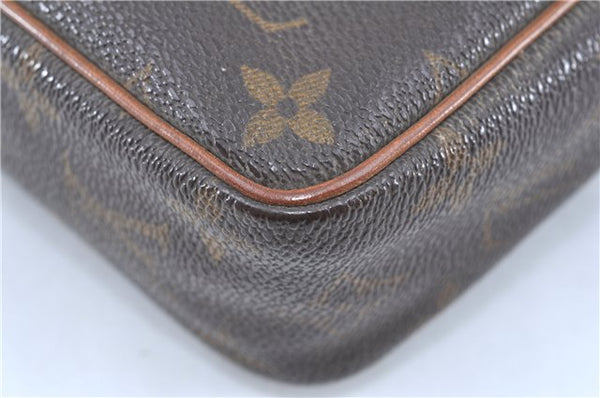 Authentic LOUIS VUITTON Monogram Compiegne 23 Clutch Hand Bag M51847 LV H8089