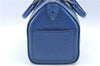 Authentic LOUIS VUITTON Epi Speedy 30 Hand Bag Blue M43005 LV H8091