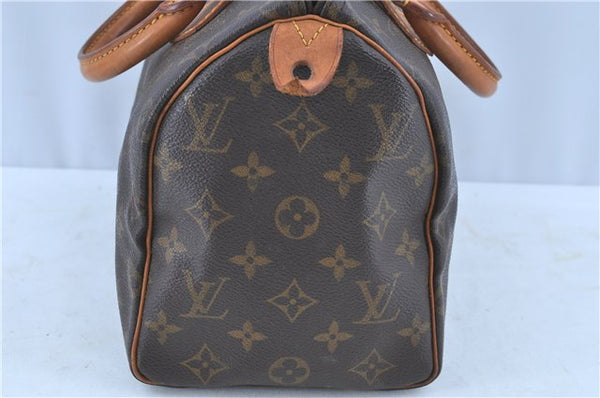 Authentic LOUIS VUITTON Monogram Speedy 25 Hand Bag M41528 LV H8092