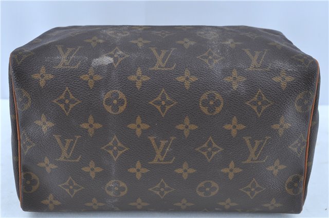 Authentic LOUIS VUITTON Monogram Speedy 25 Hand Bag M41528 LV H8092