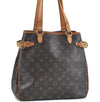 Authentic LOUIS VUITTON Monogram Batignolles Vertical Tote Bag M51153 LV H8093