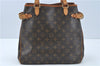 Authentic LOUIS VUITTON Monogram Batignolles Vertical Tote Bag M51153 LV H8093