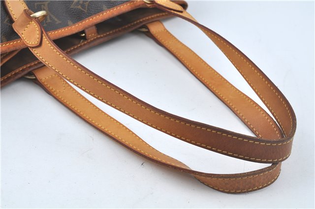 Authentic LOUIS VUITTON Monogram Batignolles Vertical Tote Bag M51153 LV H8093