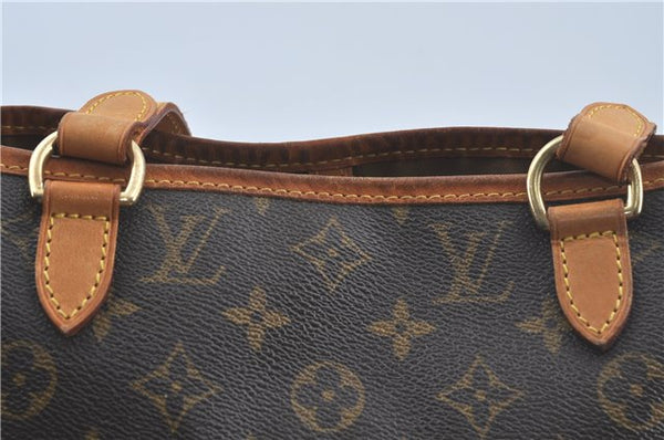 Authentic LOUIS VUITTON Monogram Batignolles Vertical Tote Bag M51153 LV H8093