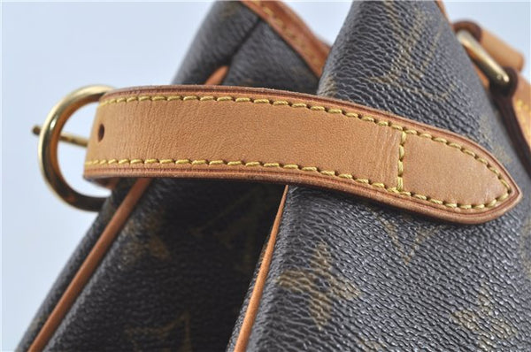 Authentic LOUIS VUITTON Monogram Batignolles Vertical Tote Bag M51153 LV H8093