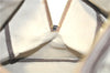 Authentic CELINE C Macadam Blason Hand Boston Bag Canvas Leather Brown H8097
