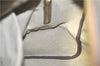 Authentic CELINE C Macadam Blason Hand Boston Bag Canvas Leather Brown H8097