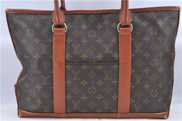 Auth LOUIS VUITTON Monogram Sac Weekend PM Vintage Tote Hand Bag M42425 LV H8108