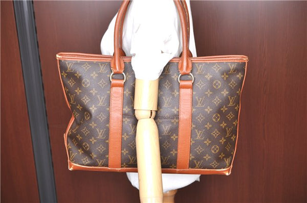 Auth LOUIS VUITTON Monogram Sac Weekend PM Vintage Tote Hand Bag M42425 LV H8108