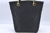 Authentic GUCCI Shoulder Tote Bag GG Canvas Leather 0021099 Black H8114