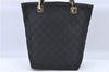 Authentic GUCCI Shoulder Tote Bag GG Canvas Leather 0021099 Black H8114