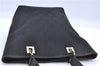 Authentic GUCCI Shoulder Tote Bag GG Canvas Leather 0021099 Black H8114