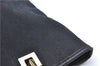 Authentic GUCCI Shoulder Tote Bag GG Canvas Leather 0021099 Black H8114
