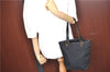 Authentic GUCCI Shoulder Tote Bag GG Canvas Leather 0021099 Black H8114