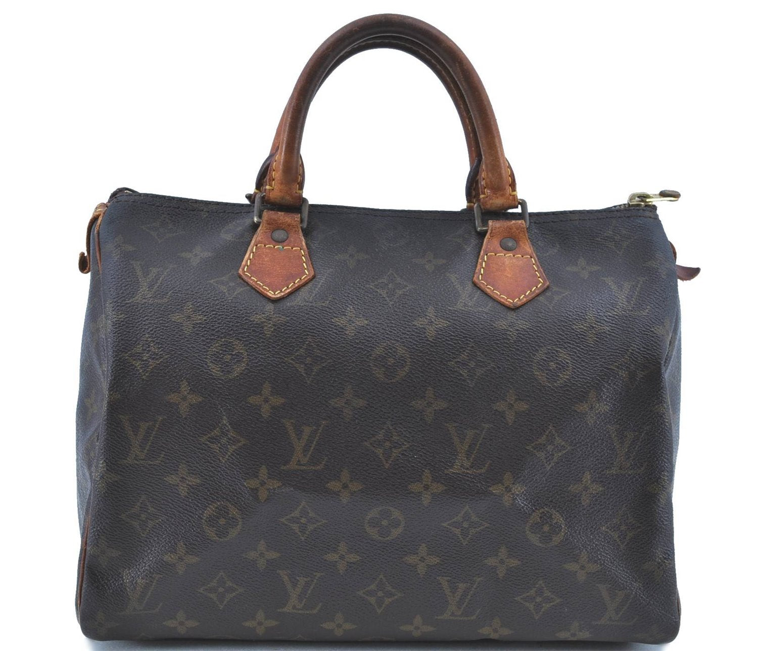 Authentic LOUIS VUITTON Monogram Speedy 30 Hand Bag M41526 LV H8118