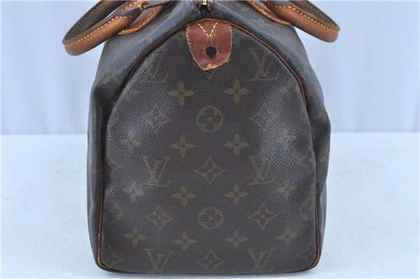 Authentic LOUIS VUITTON Monogram Speedy 30 Hand Bag M41526 LV H8118