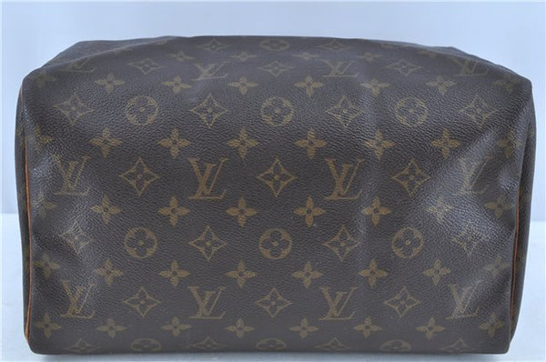 Authentic LOUIS VUITTON Monogram Speedy 30 Hand Bag M41526 LV H8118