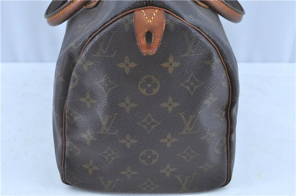 Authentic LOUIS VUITTON Monogram Speedy 30 Hand Bag M41526 LV H8123