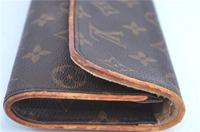 Authentic LOUIS VUITTON Monogram Pochette Twin PM Shoulder Bag M51854 LV H8128