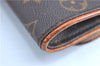 Authentic LOUIS VUITTON Monogram Pochette Twin PM Shoulder Bag M51854 LV H8128