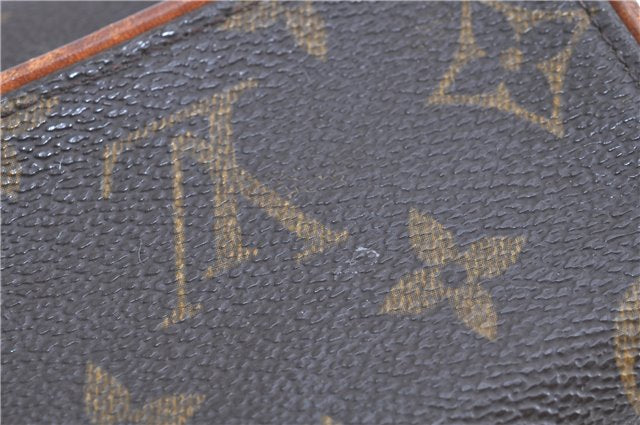 Authentic LOUIS VUITTON Monogram Pochette Twin PM Shoulder Bag M51854 LV H8128