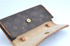 Authentic LOUIS VUITTON Monogram Pochette Twin PM Shoulder Bag M51854 LV H8128