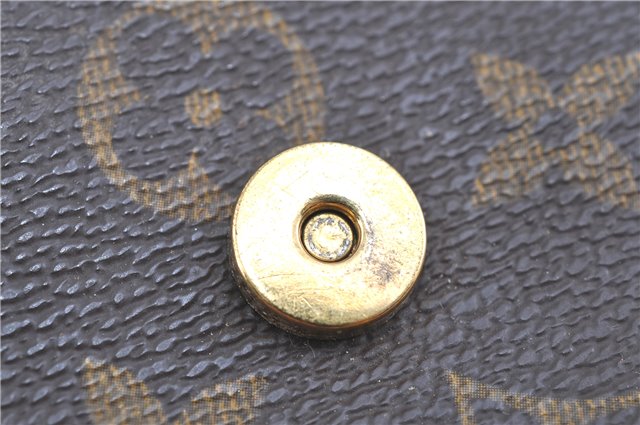 Authentic LOUIS VUITTON Monogram Pochette Twin PM Shoulder Bag M51854 LV H8128