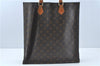 Authentic LOUIS VUITTON Monogram Sac Plat Hand Bag M51140 LV Junk H8131