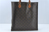 Authentic LOUIS VUITTON Monogram Sac Plat Hand Bag M51140 LV Junk H8131