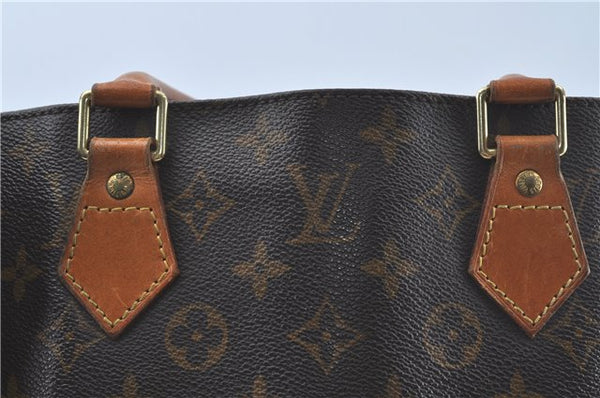 Authentic LOUIS VUITTON Monogram Sac Plat Hand Bag M51140 LV Junk H8131