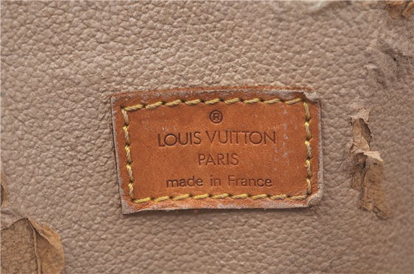 Authentic LOUIS VUITTON Monogram Sac Plat Hand Bag M51140 LV Junk H8131