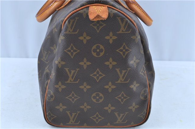 Authentic LOUIS VUITTON Monogram Speedy 30 Hand Bag M41526 LV H8159