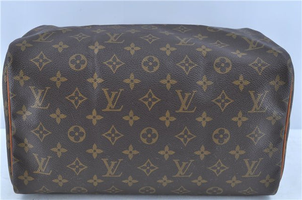 Authentic LOUIS VUITTON Monogram Speedy 30 Hand Bag M41526 LV H8159