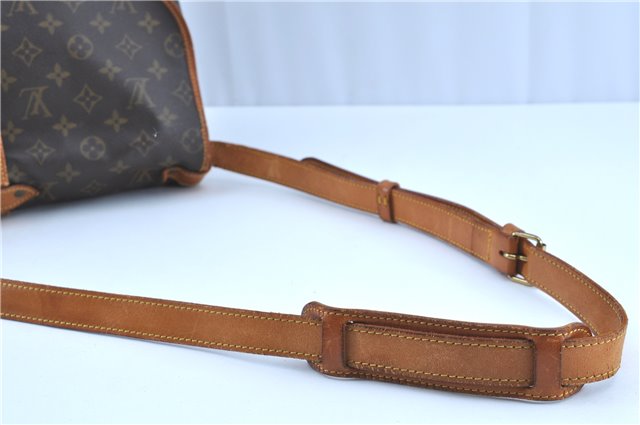 Auth LOUIS VUITTON Monogram Saumur 35 Shoulder Cross Body Bag M42254 LV H8160