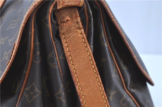 Auth LOUIS VUITTON Monogram Saumur 35 Shoulder Cross Body Bag M42254 LV H8160