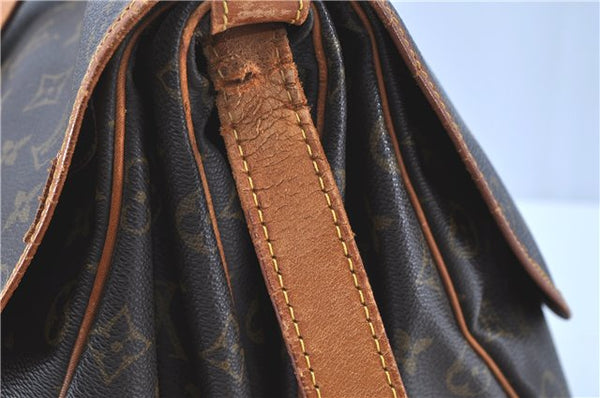 Auth LOUIS VUITTON Monogram Saumur 35 Shoulder Cross Body Bag M42254 LV H8160