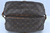 Auth LOUIS VUITTON Monogram Saumur 35 Shoulder Cross Body Bag M42254 LV H8160