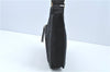 Authentic GUCCI Shoulder Bag GG Canvas Leather 0014198 Black H8164