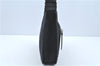Authentic GUCCI Shoulder Bag GG Canvas Leather 0014198 Black H8164